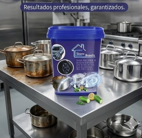 Pasta Limpiadora Ollas Acero Inoxidable.