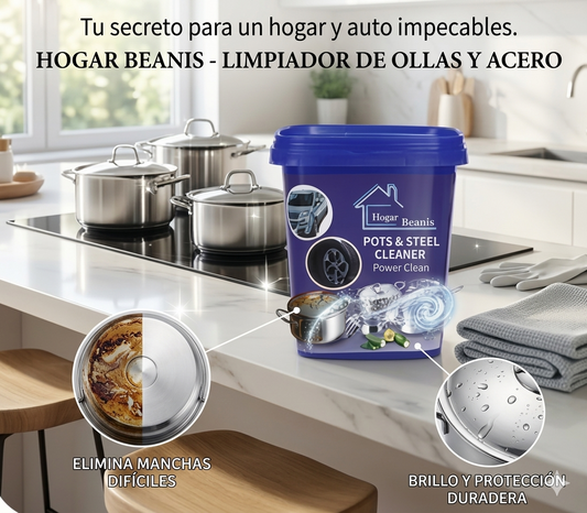 Pasta Limpiadora Ollas Acero Inoxidable.